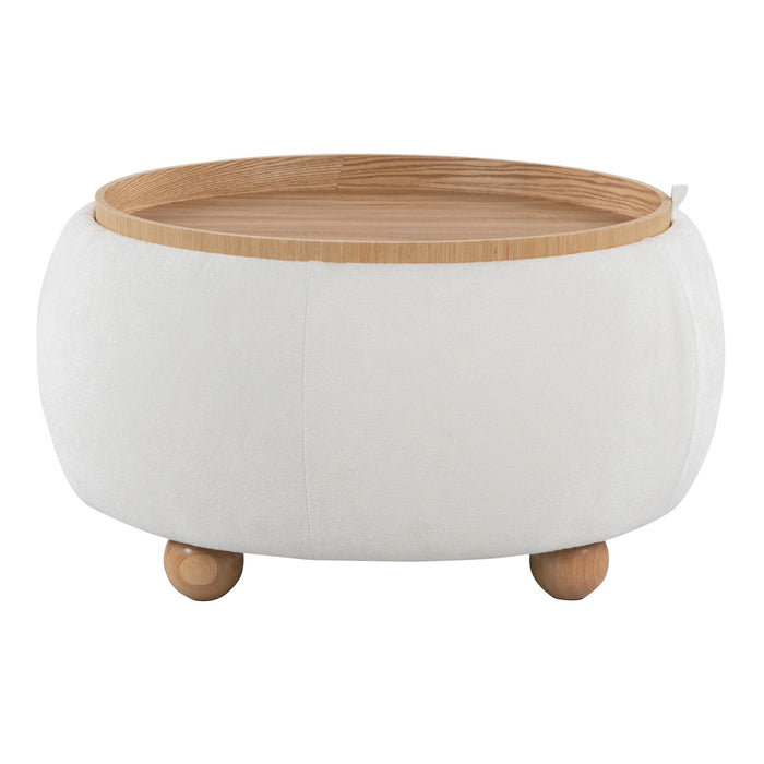 Tray - Pouf Storage Ottoman