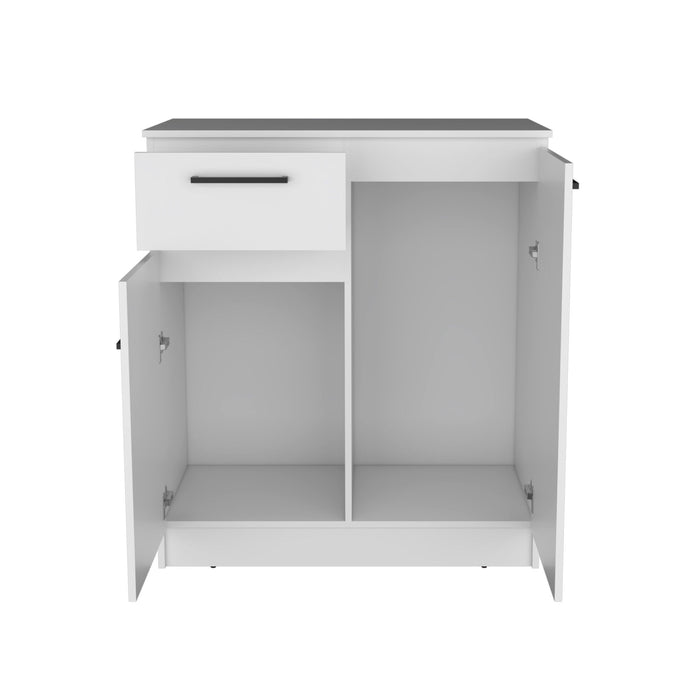 Drawer Combo Dresser - White