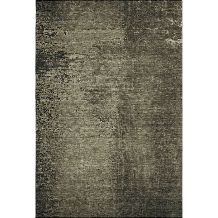 10' X 14' Abstract Washable Area Rug With UV Protection (648808) - Gray / Silver