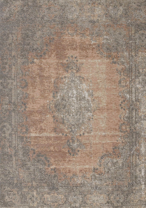 8' X 11' Medallion Area Rug (660077) - Gray / Pink