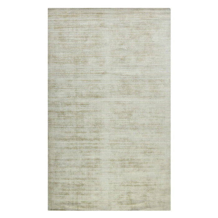 5' X 8' Abstract Hand Woven Area Rug - Sand And Ivory