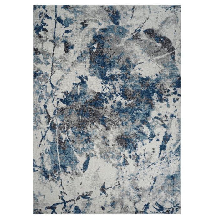 9' X 12' Modern Abstract Area Rug - Ivory