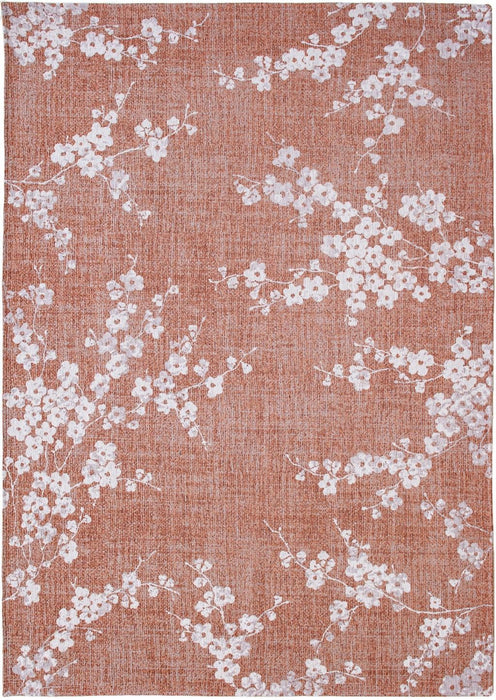 6' X 8' Oriental Washable Area Rug (548775) - Red / White
