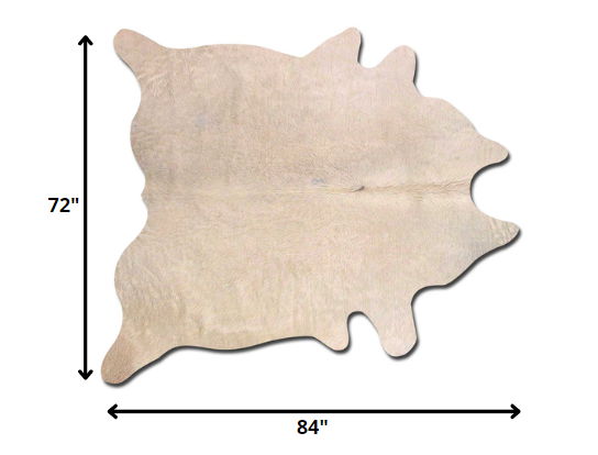 72" x 84" Cowhide Area Rug - Natural