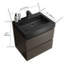 Giga Alice bathroom vanity with large storage, wall-mounted design, one-piece sink basin, modern style, without drain or faucet.