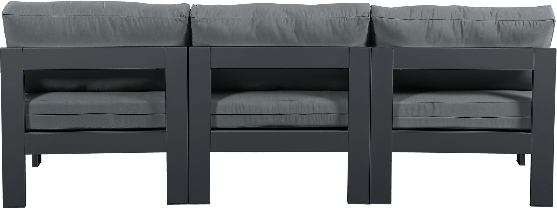 Nizuc - Outdoor Patio Modular Sofa - Grey