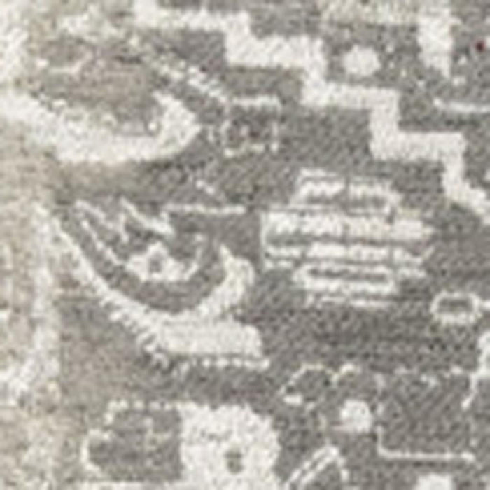 9' X 13' Tribal Washable Area Rug With UV Protection (610044) - Gray / Beige