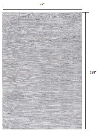 7.7' x 10.7' Abstract Power Loom Area Rug - Blue