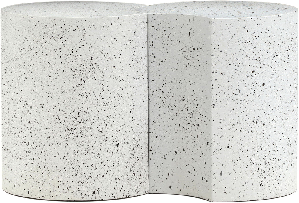 Dimple - End Table - Terazzo Finish
