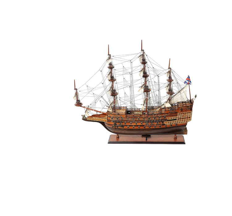 Hand Painted Boat (401925) - Brown