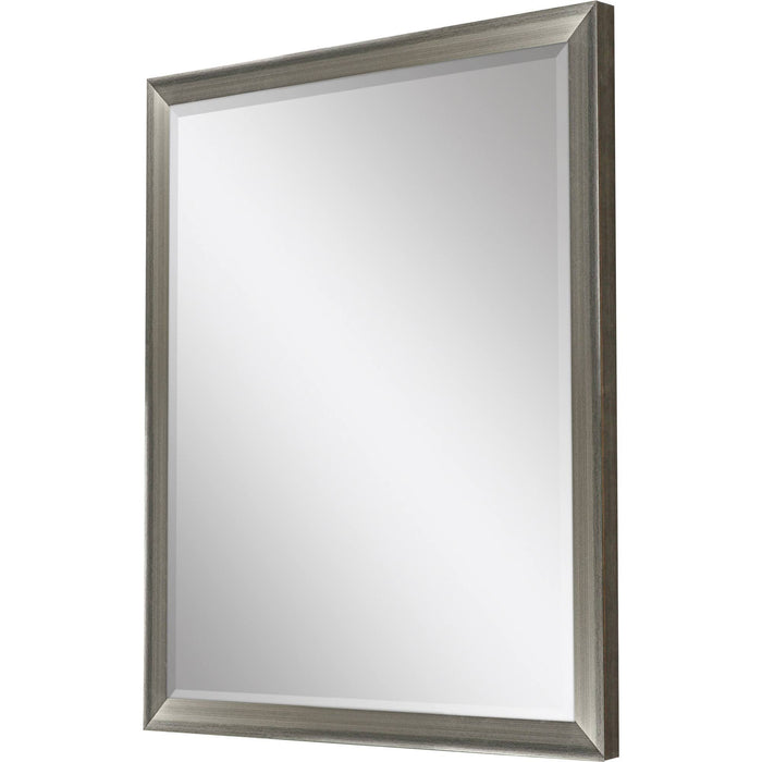 44" Framed Accent Mirror - White