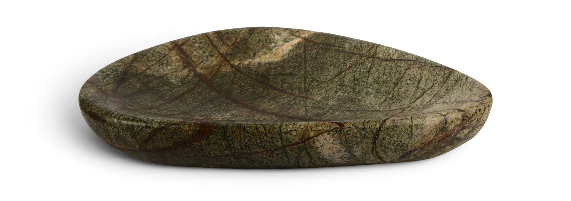 Marble bowl from Meridian Furniture Whelan collection, showcasing smooth, polished genuine marble with elegant design.