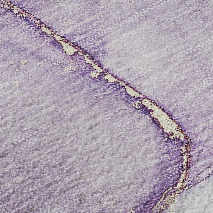 10' X 14' Abstract Washable Area Rug With UV Protection (647188) - Purple / Blue / Ivory