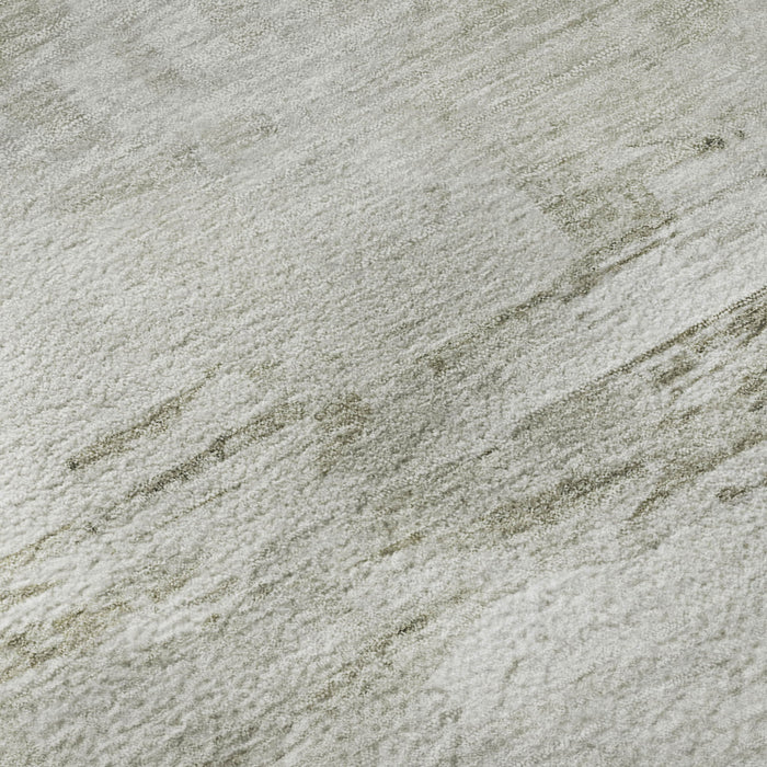8' X 10' Abstract Washable Area Rug With UV Protection (650732) - Ivory / Gray