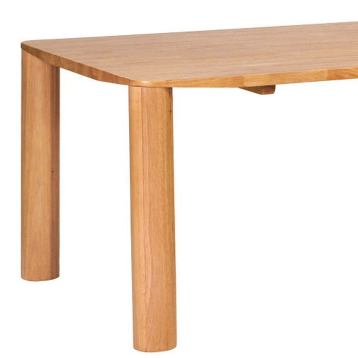 79" Solid Wood Dining Table - Natural