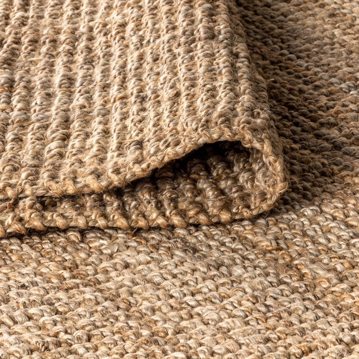 12' X 18' Jute Handmade Area Rug With Fringe (684889) - Natural