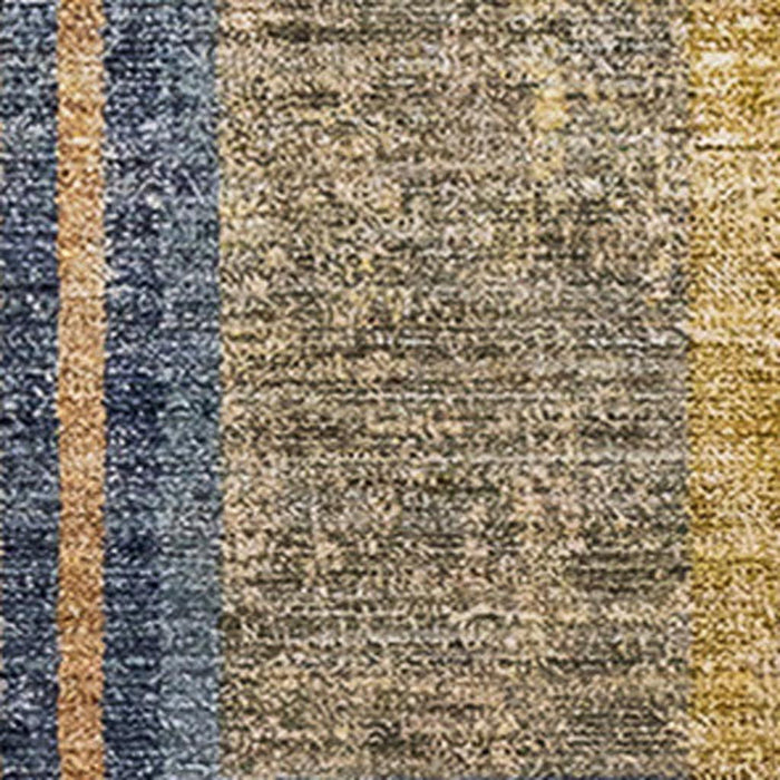 8' X 10' Geometric Area Rug (660242) - Cream / Blue / Brown