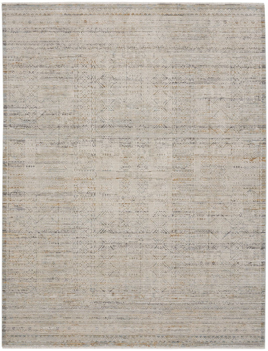 9' X 11' Abstract Area Rug (554756) - Beige