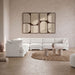 Meridian Furniture Hammond velvet performance fabric 7-piece corner sectional sofa with plush upholstery and modern design.