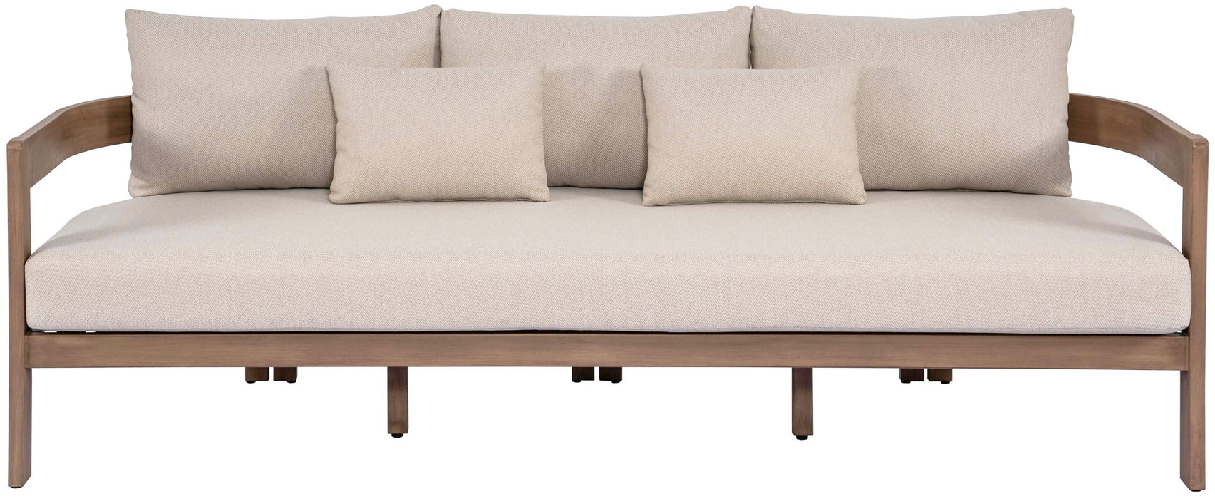 Newport - Water Resistant Fabric 86.75" Upholstered Outdoor Patio Sofa