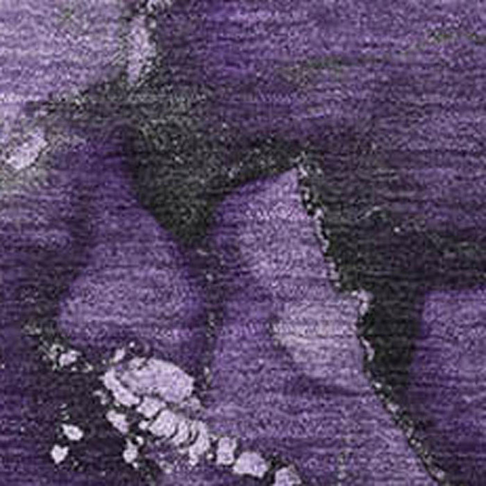 8' X 10' Abstract Washable Area Rug With UV Protection (647246) - Purple / Ivory