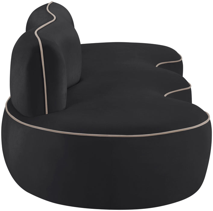 Swerve - Velvet 101" Upholstered Sofa