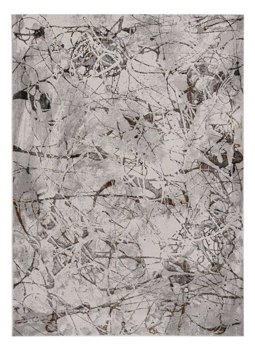 10' x 13' Area Rug - Gray And Ivory