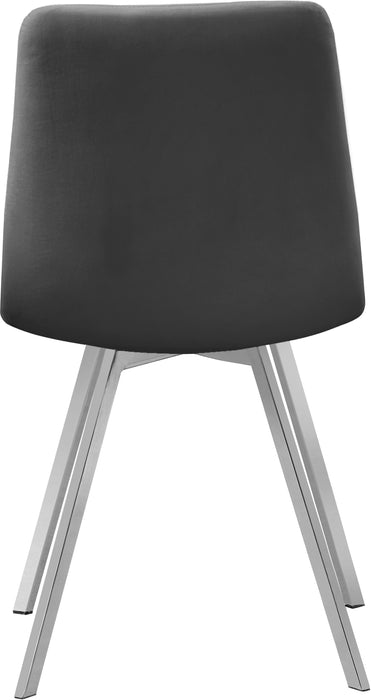 Annie - Dining Chair with Chrome Legs (Set of 2)