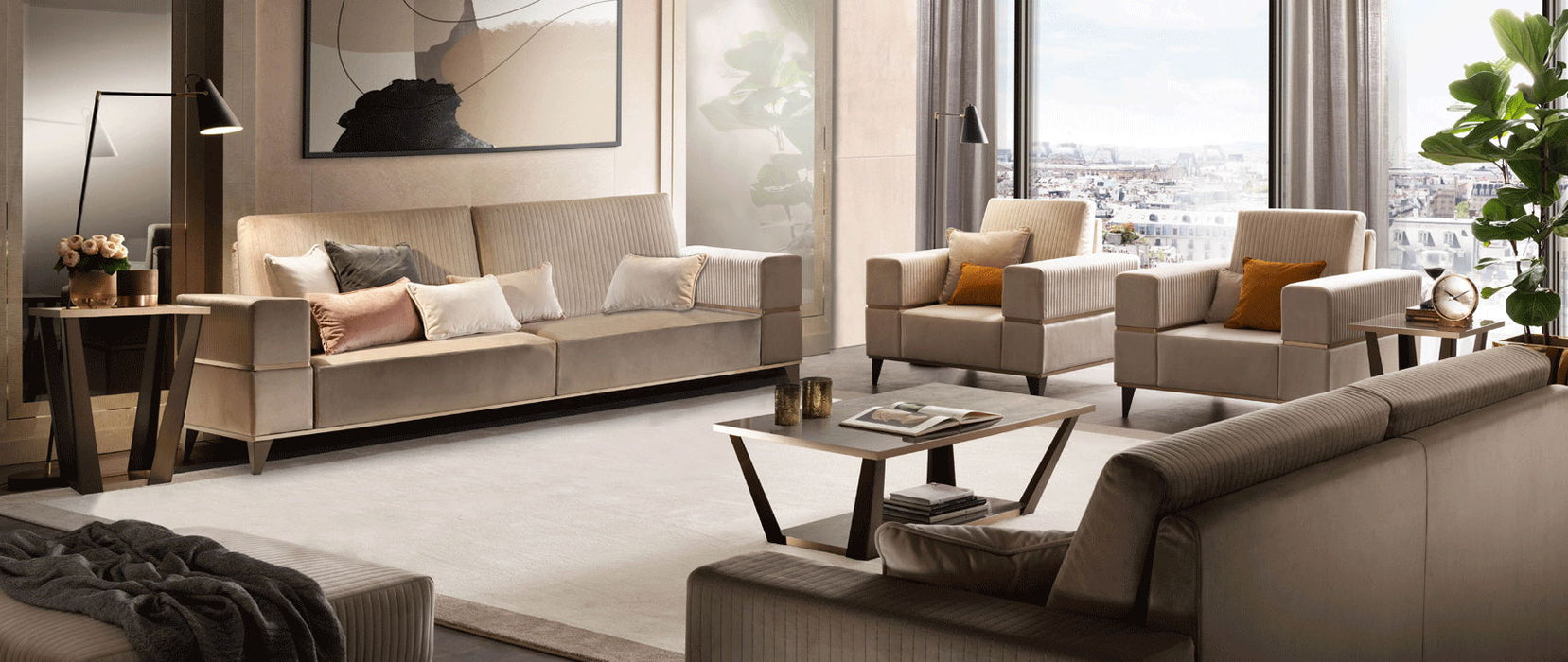 ArredoAmbra - 2 Seat Sofa Special - Beige