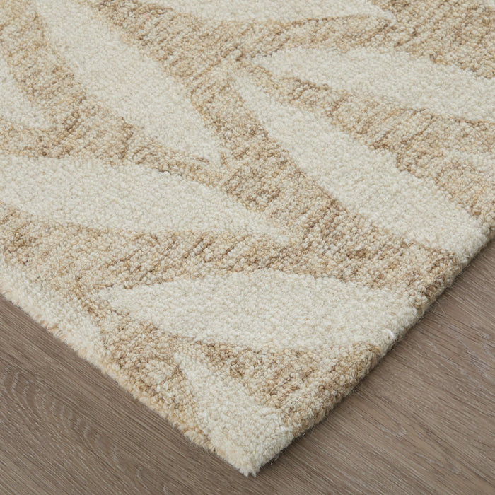 9' X 12' Wool Floral Hand Tufted Area Rug (722339) - Blue / Ivory