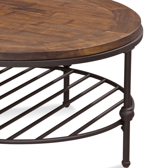 Emery - Round Cocktail Table - Brown