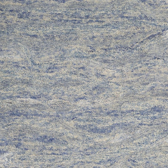 9' x 12' Hand Tufted Abstract Indoor Area Rug - Ocean Blue