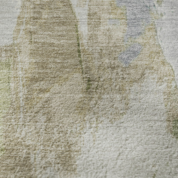 10' X 14' Abstract Washable Area Rug With UV Protection (707899) - Beige / Blue / Ivory
