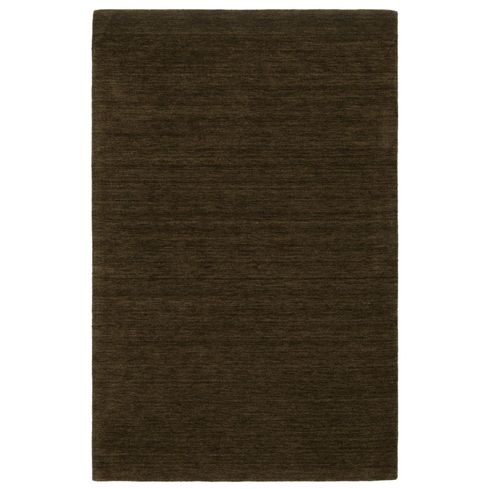 6' X 9' Casual Wool Hand Tufted Area Rug - Brown