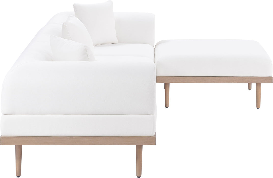 Laguna - 4 Piece 106.5" Upholstered Outdoor Patio Modular Sectional