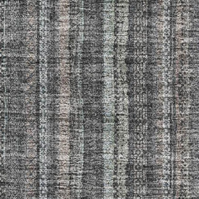 10' X 14' Striped Washable Area Rug With UV Protection (677549) - Gray / Silver