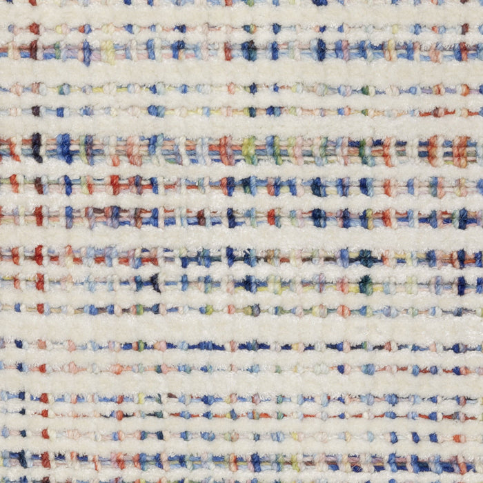 10' X 13' Striped Hand Tufted Area Rug - Ivory