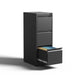 Giga steel vertical filing cabinet with lock for A4, legal, and letter size documents, featuring multiple drawers and secure lock.
