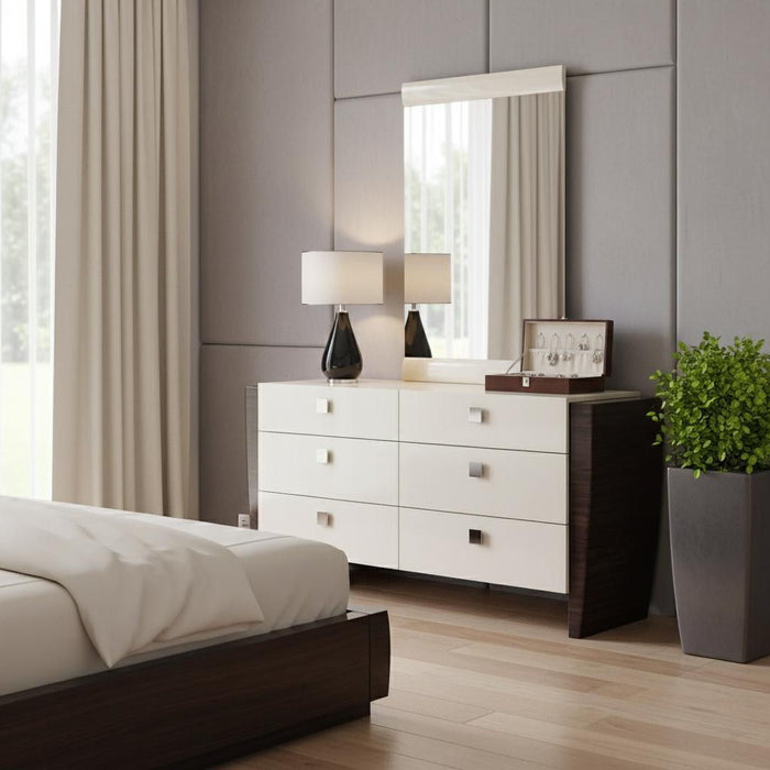 High Gloss Dresser - Refined Beige
