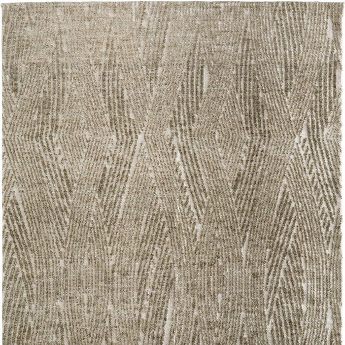 9' X 13' Abstract Area Rug (722078) - Green / Tan