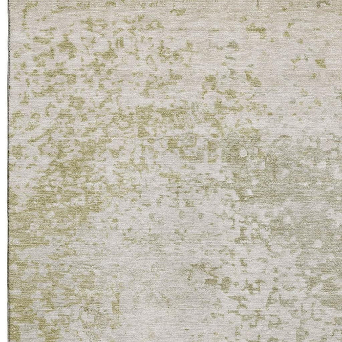 10' X 14' Abstract Washable Area Rug With UV Protection (699640) - Beige / Ivory