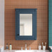 Giga wall-mounted bathroom medicine cabinet with mirror, over toilet storage unit, featuring sleek design and functional interior space.