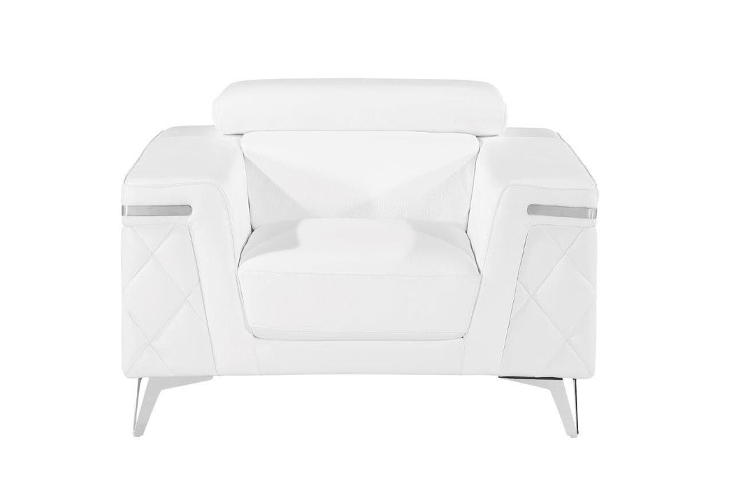 Metallic Arm Chair - Silver