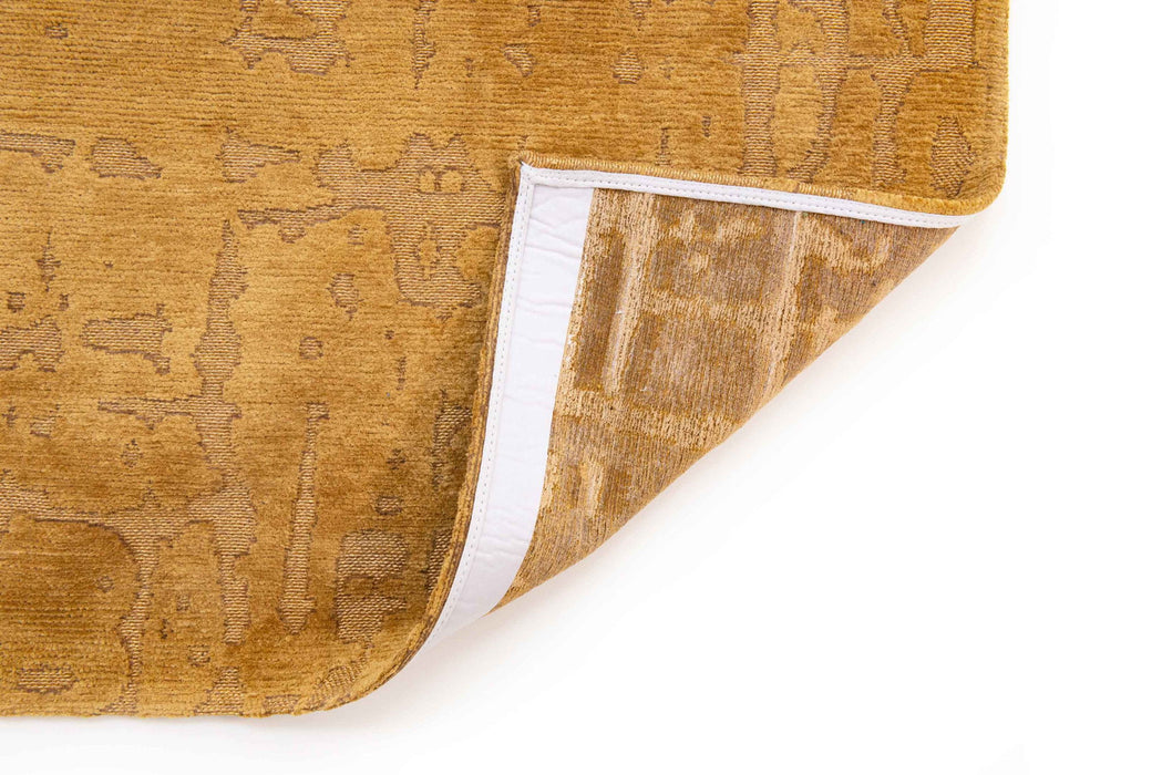 6' x 8' Abstract Non Skid Area Rug - Yellow