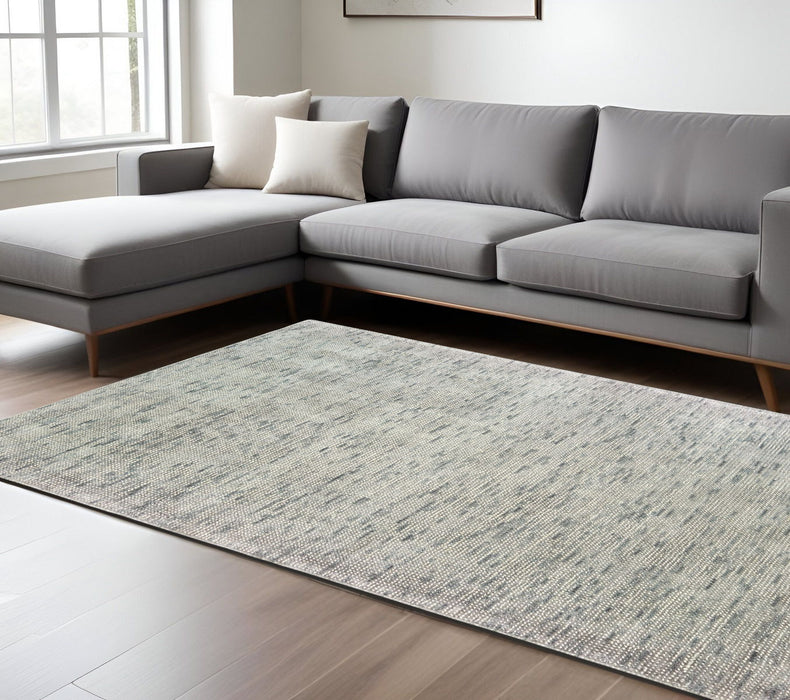 8' X 10' Hand Tufted Area Rug - Stone