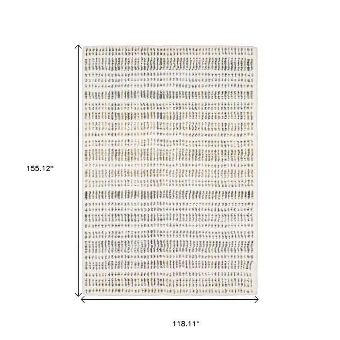 10' X 13' Striped Area Rug - Ivory