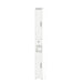 Giga slim tall white bathroom storage cabinet with two doors and adjustable shelves, ideal for linen and bathroom organization.