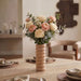 Rousse Sandstone Vase by Meridian Furniture, a stylish sand-colored ceramic vase with a smooth finish for decorative display.