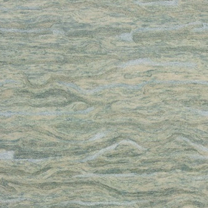 8' x 10' Hand Tufted Abstract Indoor Area Rug - Seafoam Blue