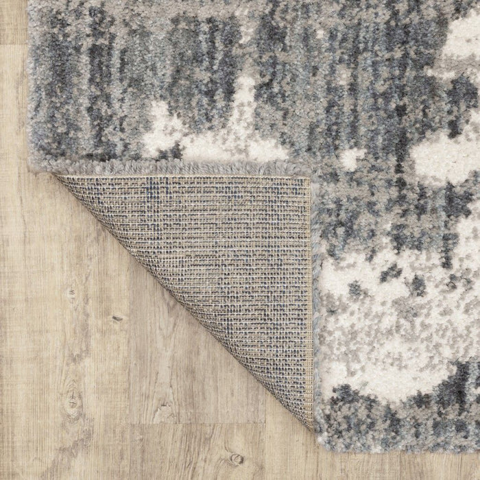 8' x 10' Gray Matter Area Rug - Gray And Ivory